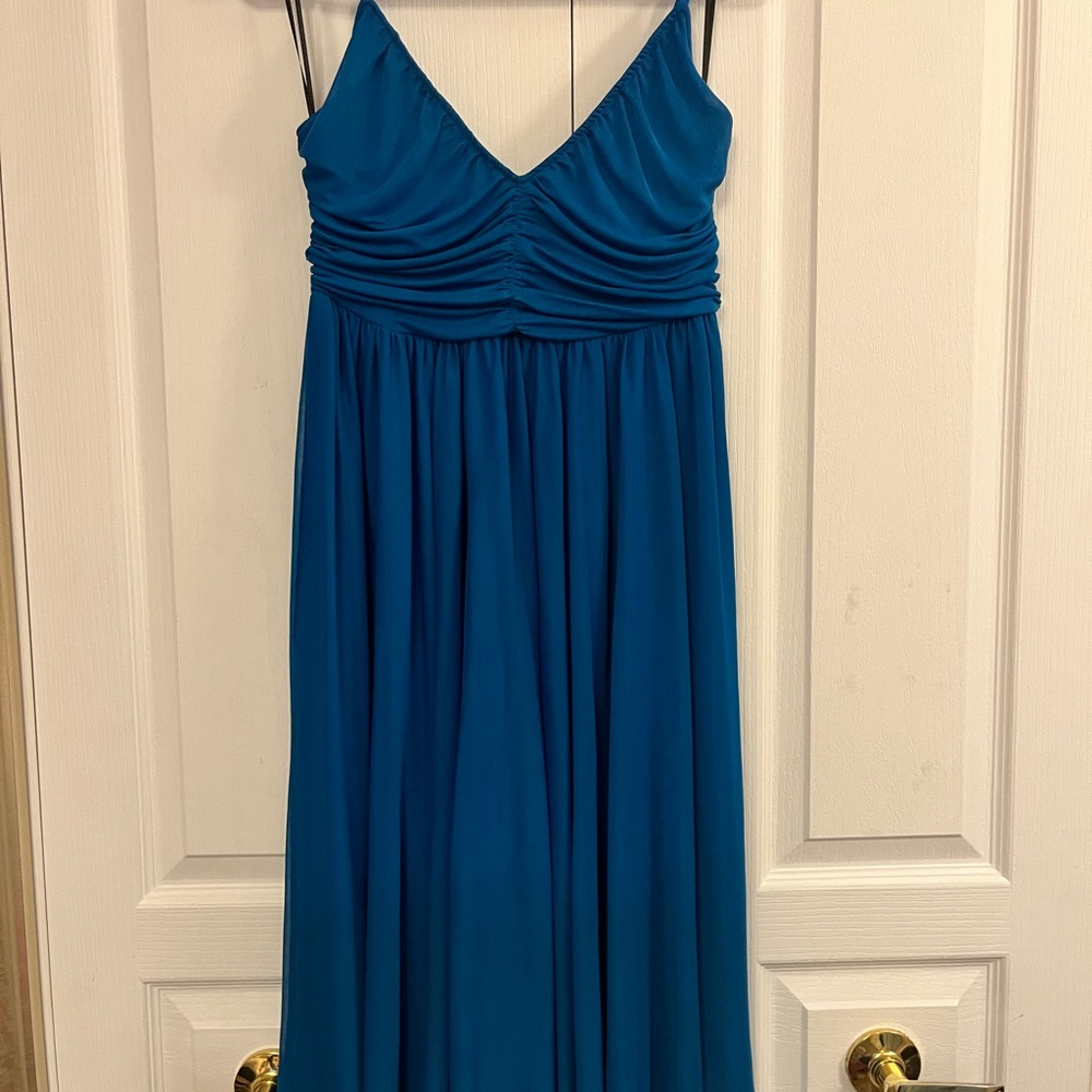 H&M Blue Midi Dress